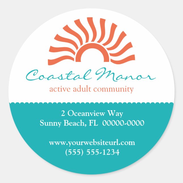 Rising Sun Promotional Sticker (Front)