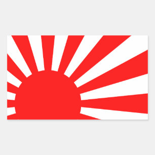 Rising Sun Rectangular Sticker