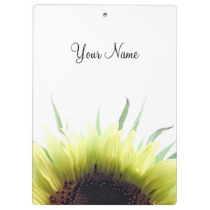 Rising sun sunflower clipboard