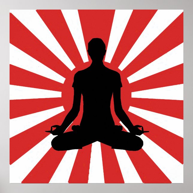 Rising Sun Yoga 4 Meditation Poster (Front)