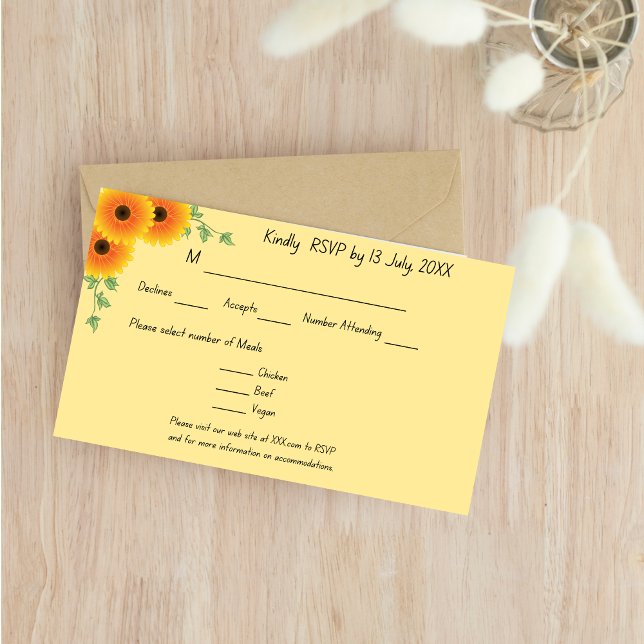 Rising Sunflower Response Card (Creator Uploaded)