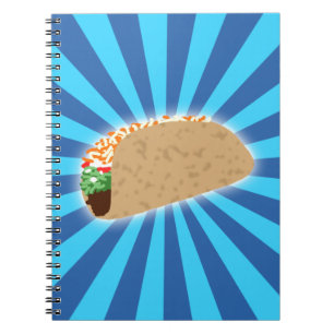 Rising Taco Spiral Notebook