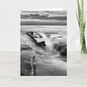 Rising Tide At The Beach Card