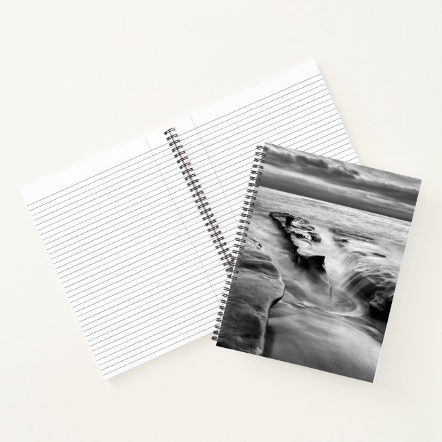 Rising Tide At The Beach Notebook (Inside)