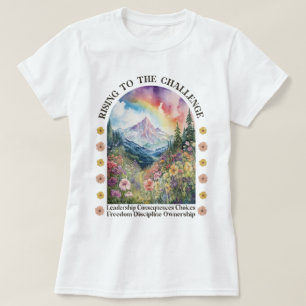 Rising to the Challenge Christian Homeschooling T-Shirt