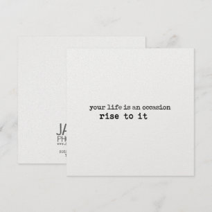RISING UP 5.25 x 5.25 card