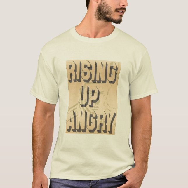 "Rising Up Angry"-Young Lords Edition-Men T-Shirt (Front)