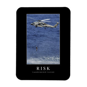 Risk: Inspirational Quote 1 Magnet