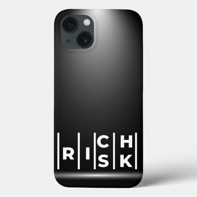 Risk to be Rich Case-Mate iPhone Case (Back)