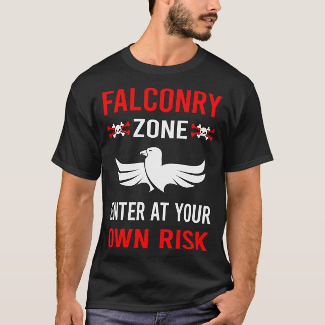 Risk Zone Falconry Falconer T-Shirt (Front)
