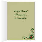 Risque Christmas Card