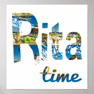 Rita Time Beach Poster