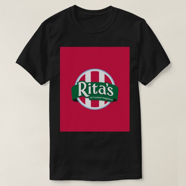 Rita&x27;s Italian Ice Cafe Apron T-Shirt (Design Front)