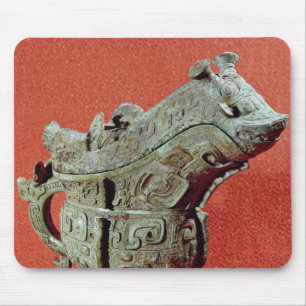 Ritual 'kuang' wine mixer in the shape of mouse pad