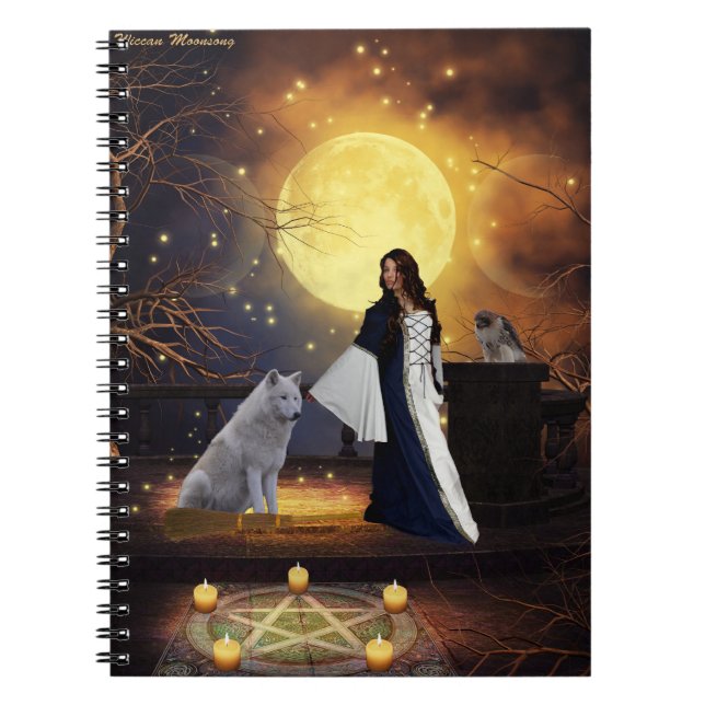 Ritual Night Spiral Notebook (Front)