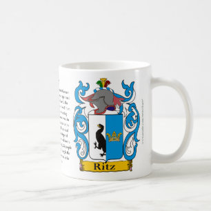 Ritz, the Origin, the Meaning and the Crest Coffee Mug