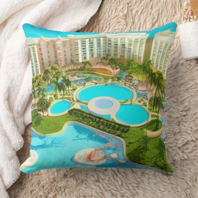 Riu exc!naive hotel in Montero bay Jamaica Cushion (Blanket)