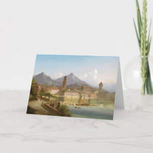 Riva on Lake Garda   Johann Wilhelm Jankowsky Card