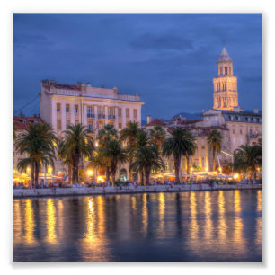 Riva waterfront, Split, Croatia Photo Print