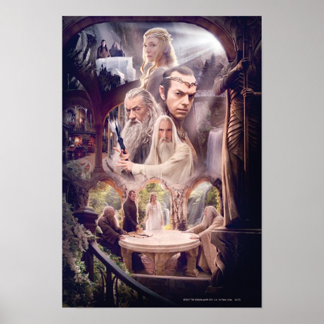 Rivendell Character Collage Poster (Front)