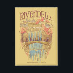 RIVENDELL™ Fellowship Watercolor Illustration<br><div class="desc">Escape to the hidden valley of Rivendell™ with this enchanting Lord of the Rings™ design inspired by the beauty and serenity of the Elven refuge. Featuring graceful bridges, cascading waterfalls, and elegant architecture nestled among autumn-kissed trees, this artwork captures the peaceful majesty of the Last Homely House. The Fellowship travels...</div>