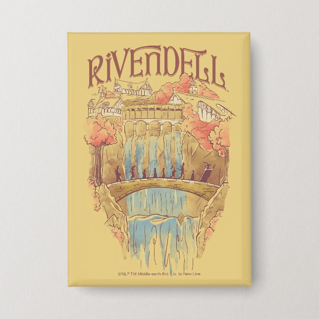 RIVENDELL™ Fellowship Watercolor Illustration (Front)