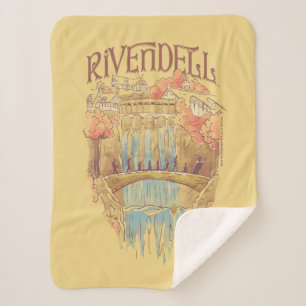 RIVENDELL™ Fellowship Watercolor Illustration Sherpa Blanket
