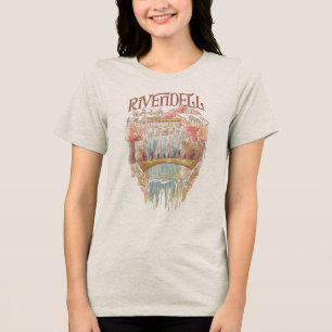 RIVENDELL™ Fellowship Watercolor Illustration Tri-Blend Shirt