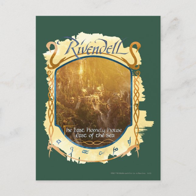 Rivendell Graphic Postcard (Front)