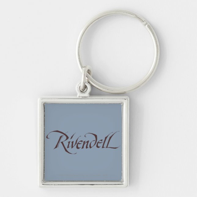 Rivendell Name Solid Key Ring (Front)