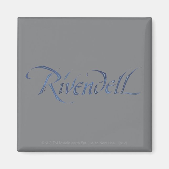 Rivendell Name Textured Magnet (Front)