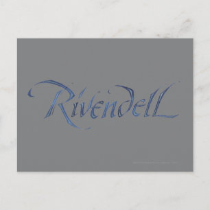 Rivendell Name Textured Postcard