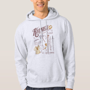 RIVENDELL™ Watercolor Collage Graphic Hoodie