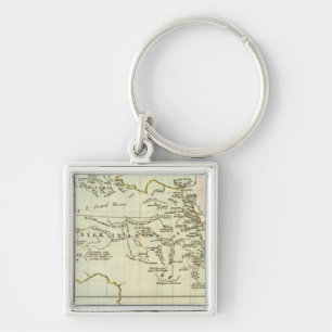 River and Mountains of Africa Key Ring