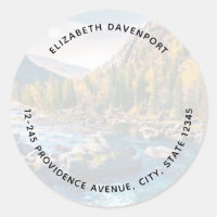River and Mountains Scenic Photo Address