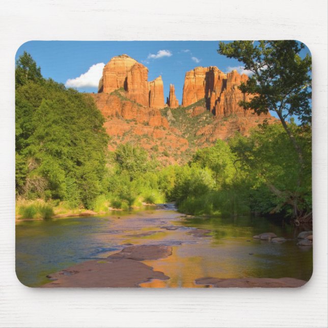 River at Red Rock Crossing, Arizona Mouse Pad (Front)