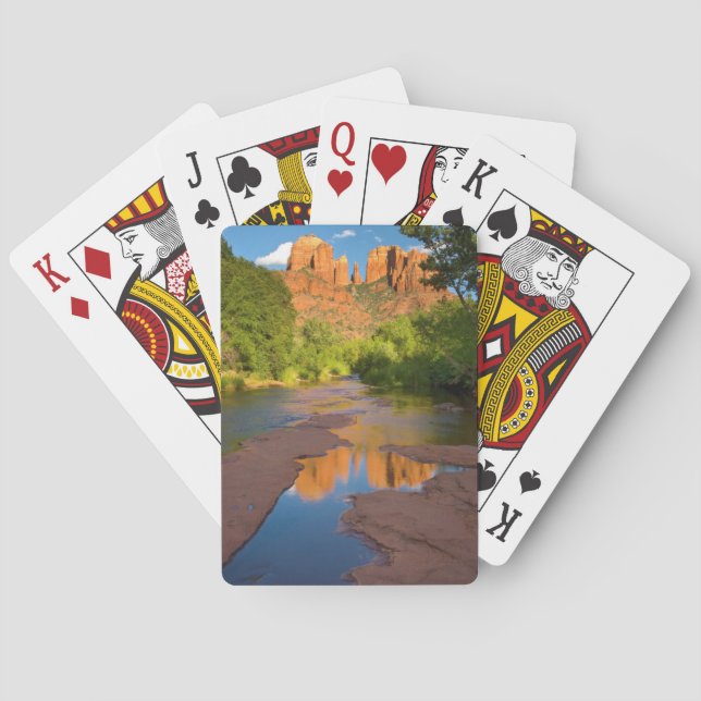 River at Red Rock Crossing, Arizona Playing Cards (Back)