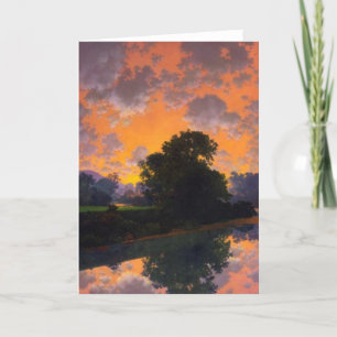 River at Scutney by Maxfield Parrish greeting card