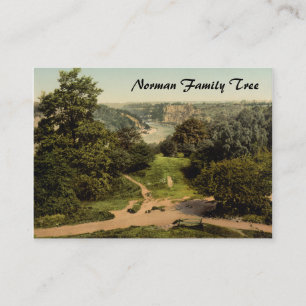 River Avon from Clifton Downs, Bristol, England Business Card