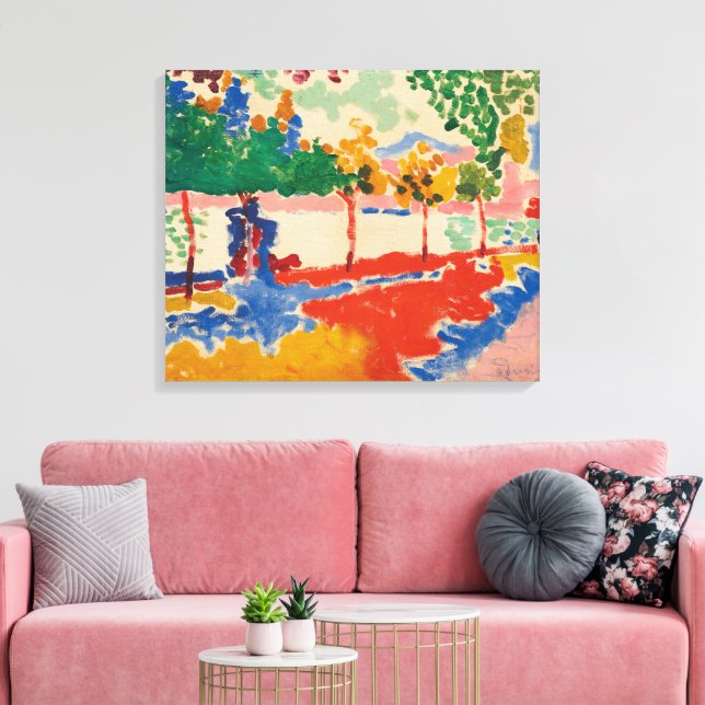 River Banks | Andre Derain | Canvas Print (Insitu(LivingRoom))