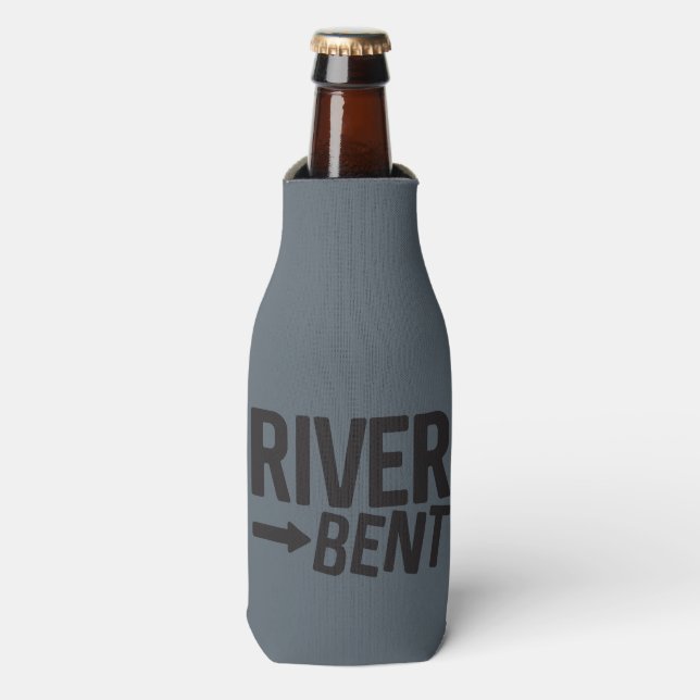 River Bent Bottle Holder Bottle Cooler (Bottle Front)