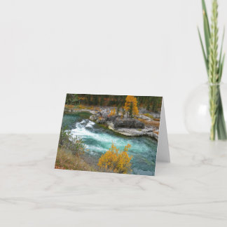 River Blue Note Card