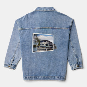 River Boat Pop Out Art,  Denim Jacket