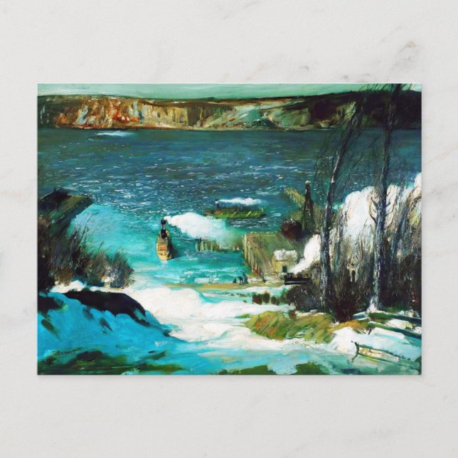 River by George Wesley Bellows Postcard (Front)