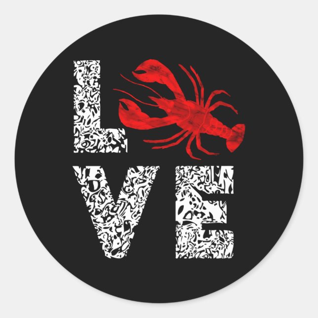 River Cajun Crawfish Crayfish Seafood Crab Boils D Classic Round Sticker (Front)