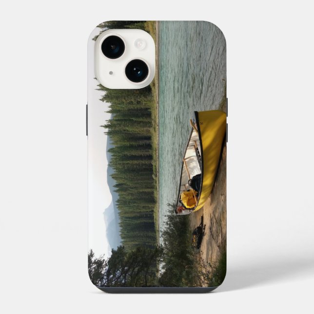 River Canoe iPhone Case (Back)