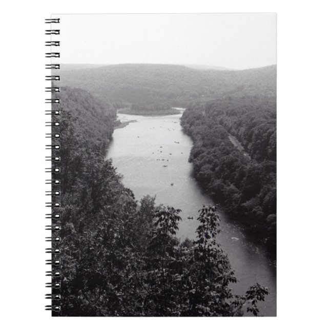 River Circle Spiral Notebook (Front)