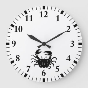River Crab Large Clock