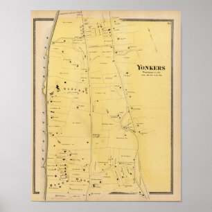 River Dale and Mt St Vincent Atlas Map Poster