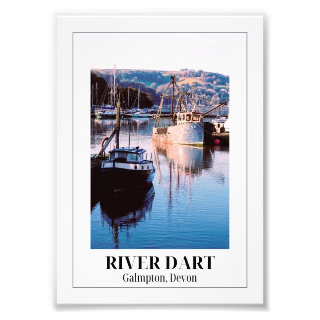 River Dart, Galmpton, Devon Photo Print (Front)